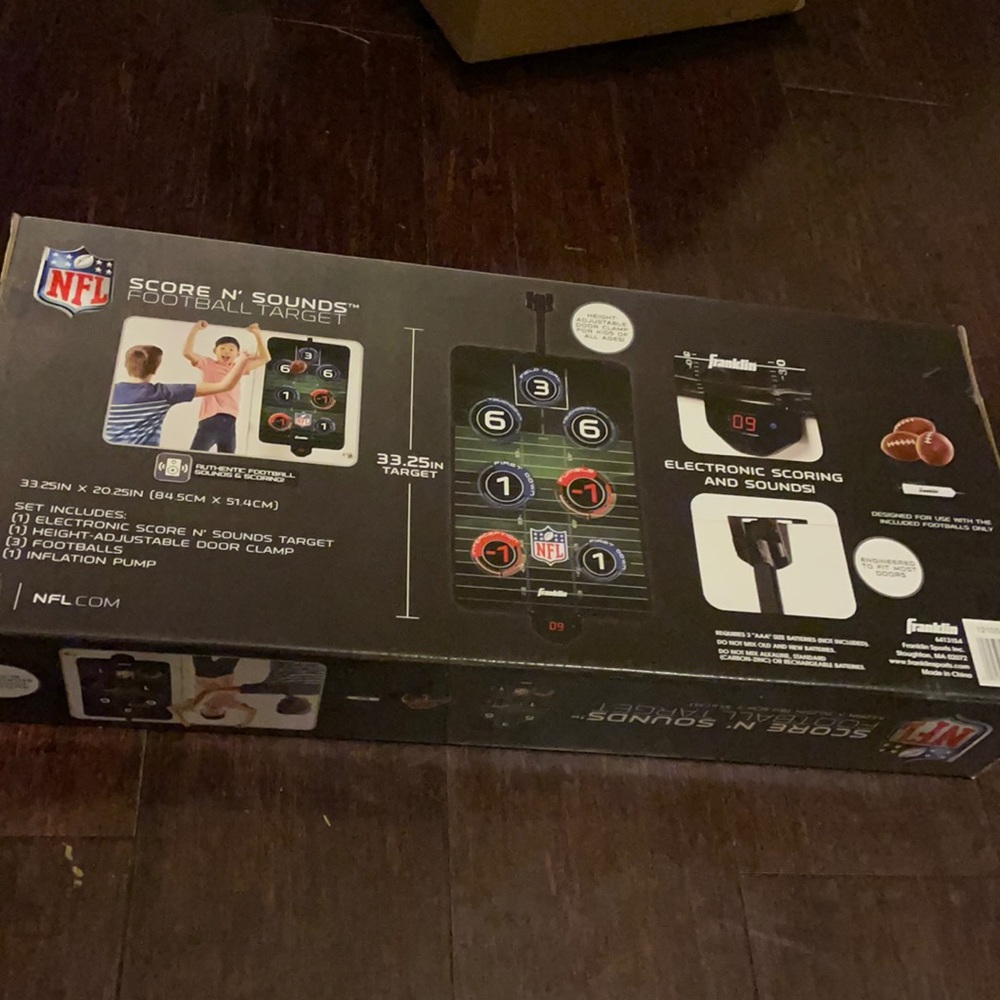 Over the door football target